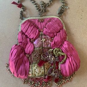 Mary Frances Pink Bohemian Bag